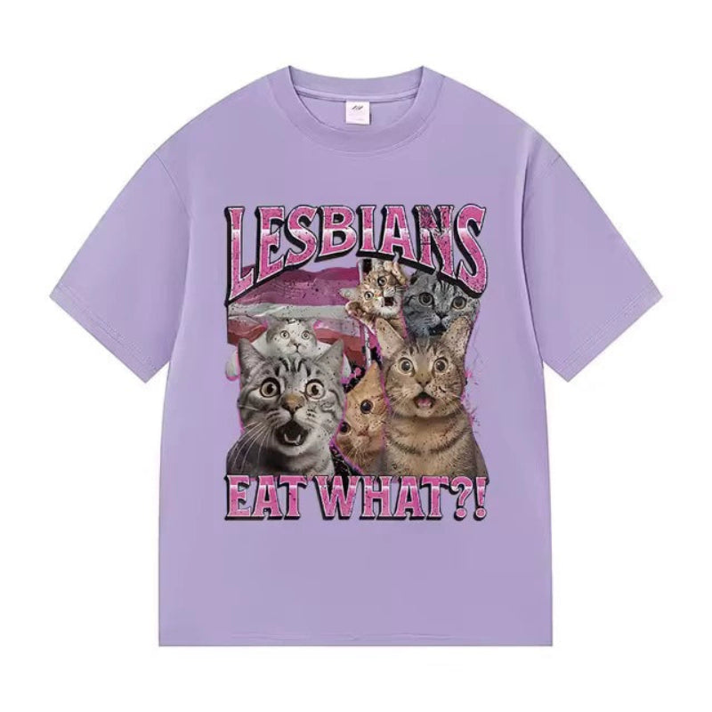 Funny Cat Graphic T-Shirt