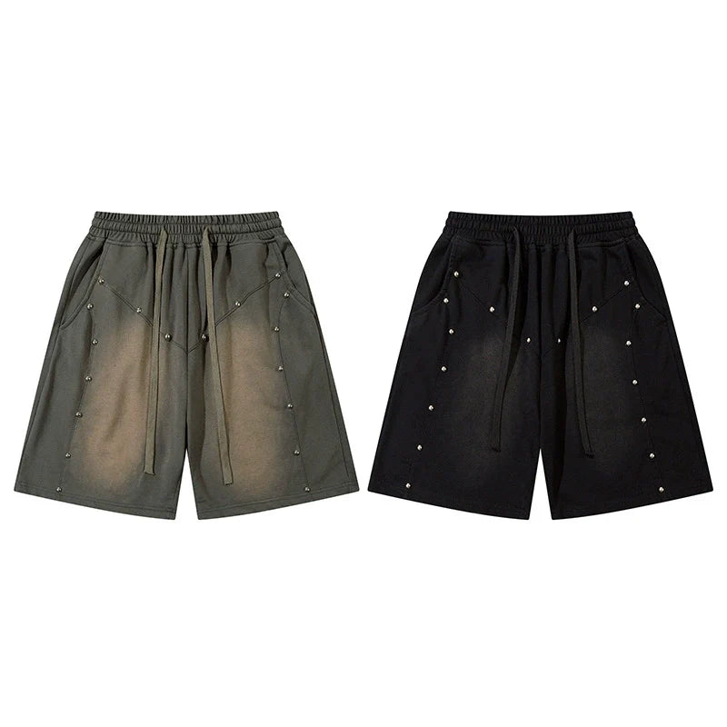Men’s Vintage Washed Gradient Shorts