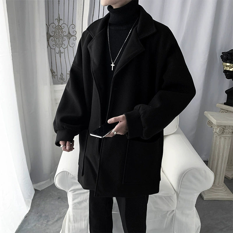Oversized Single-Breasted Trench Coat