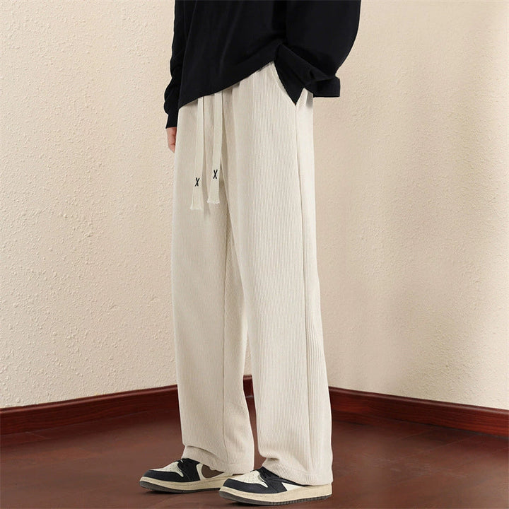 Men’s Relaxed Corduroy Wide-Leg Pants