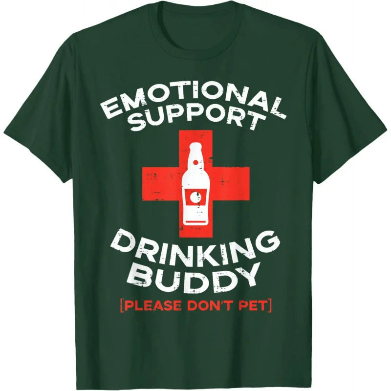 Funny Drinking Buddy Graphic T-Shirt