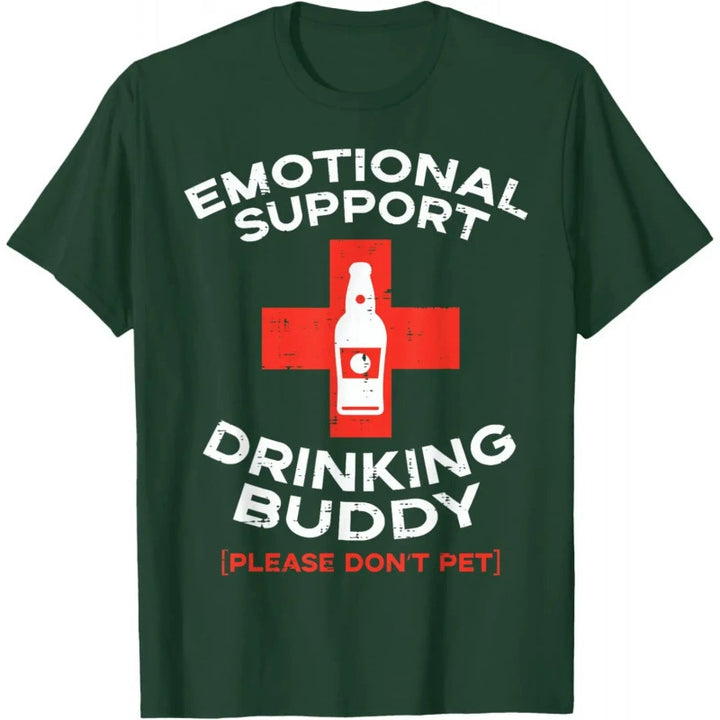Funny Drinking Buddy Graphic T-Shirt