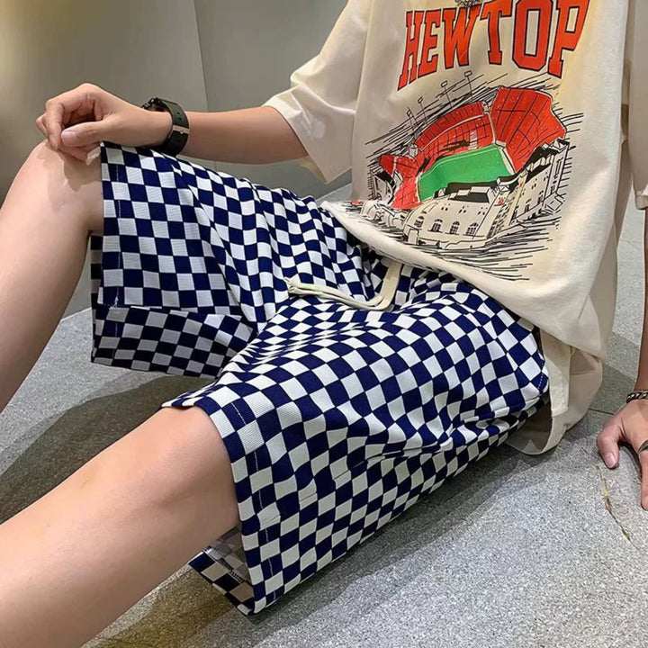 Men’s Color Block Loose Fit Sport Shorts