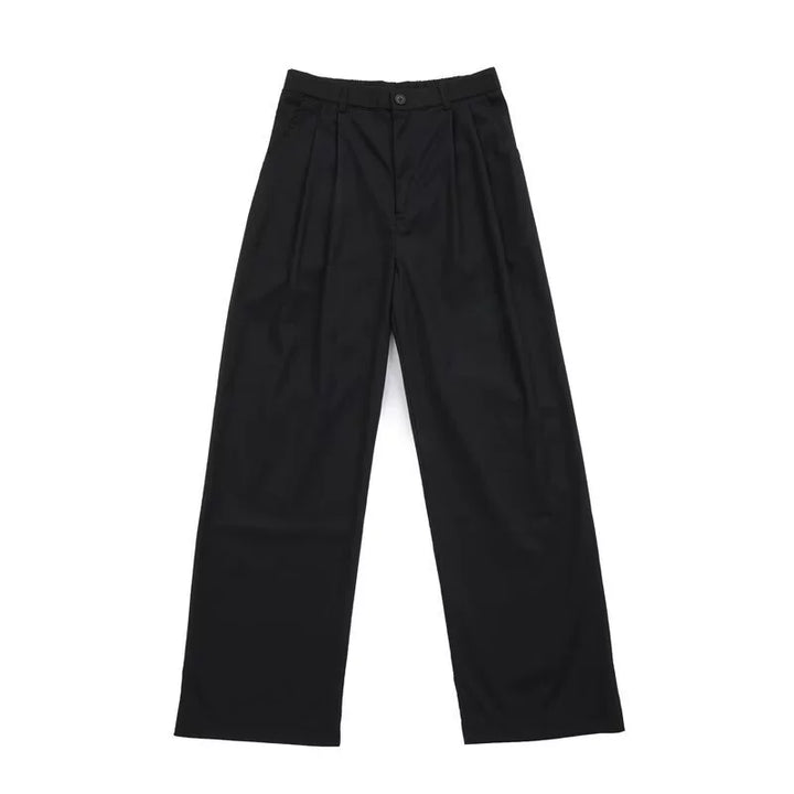 Men’s Vintage Deconstructed Straight-Leg Trousers