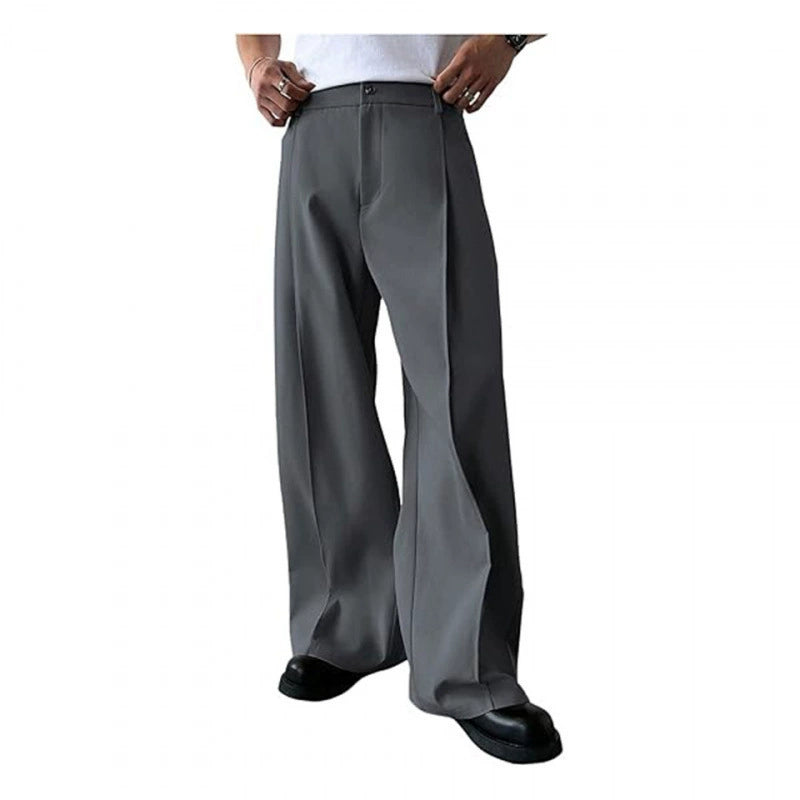 Men’s Wide Leg Dress Trousers
