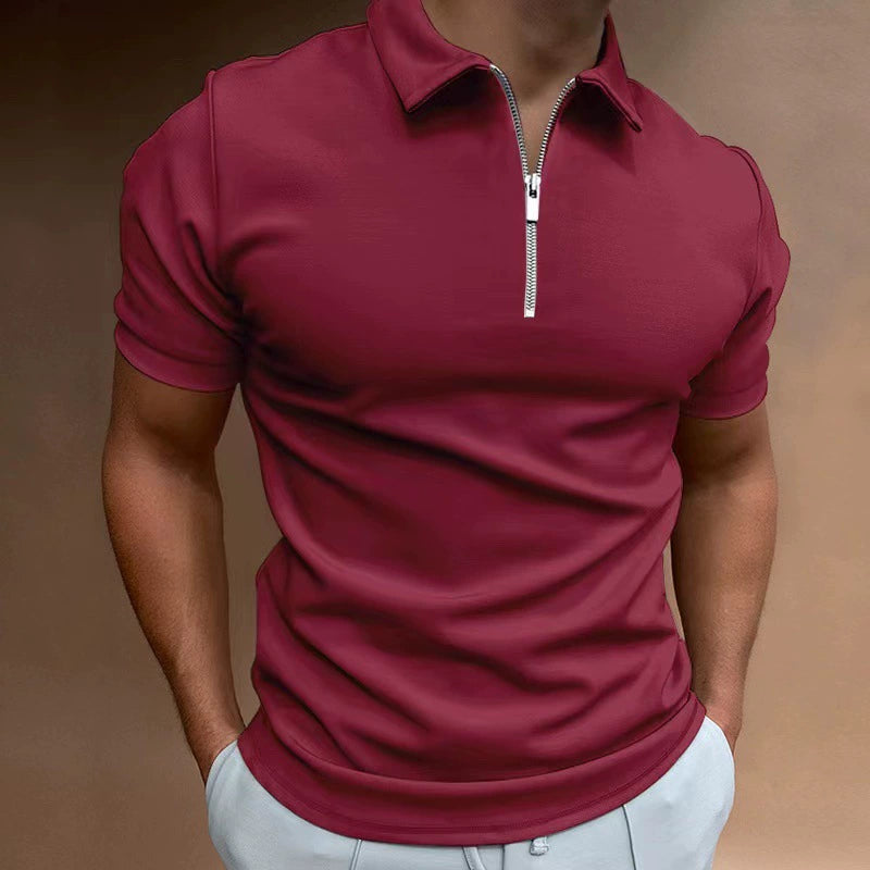 Men’s Zip Polo Shirt