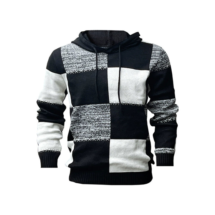 Checkerboard Patchwork Hoodie