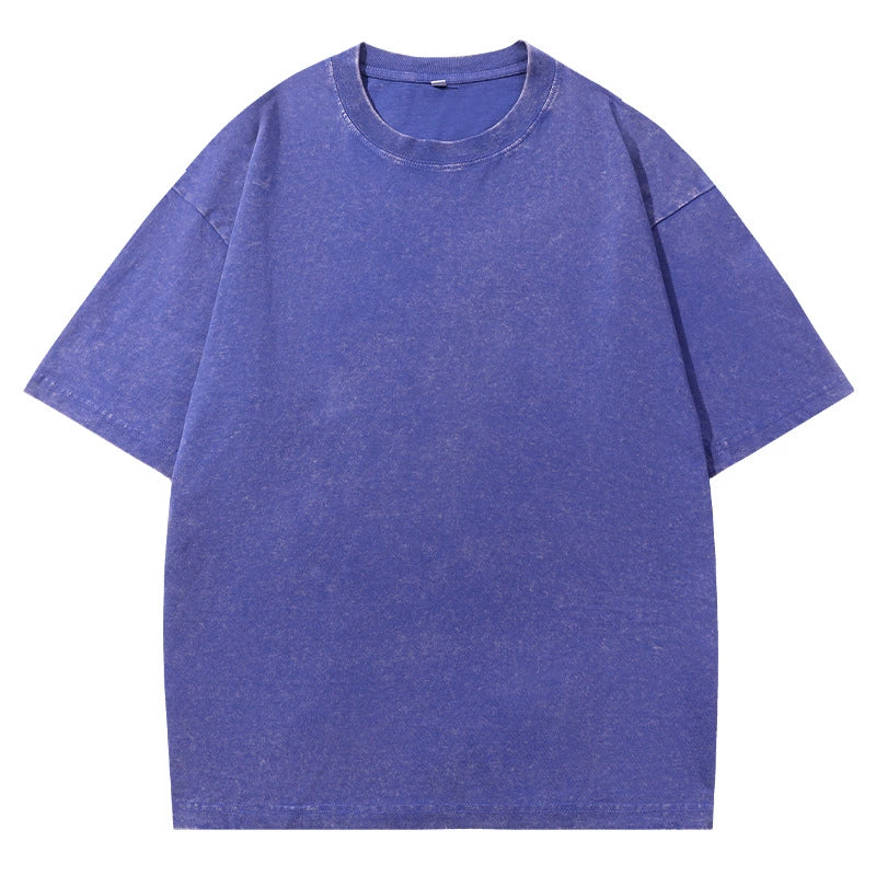 Vintage Washed Solid T-Shirt