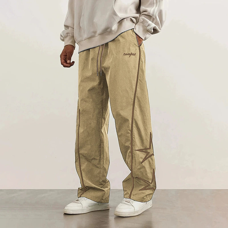 Reflective Star Track Pants