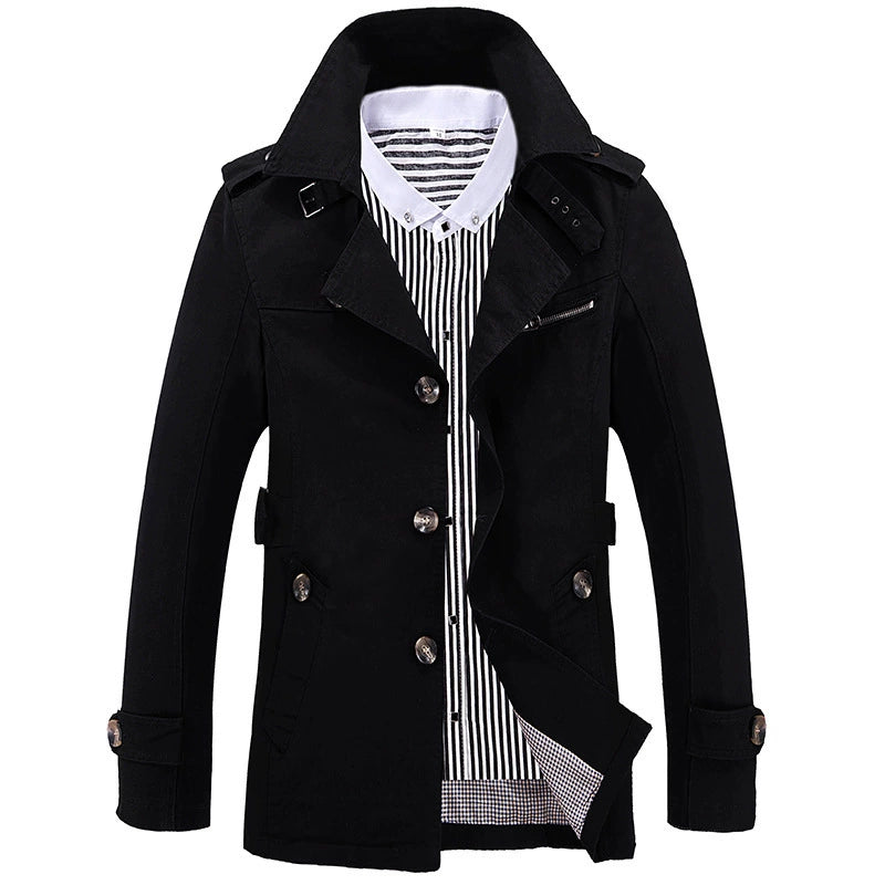 Military-Inspired Trench Coat