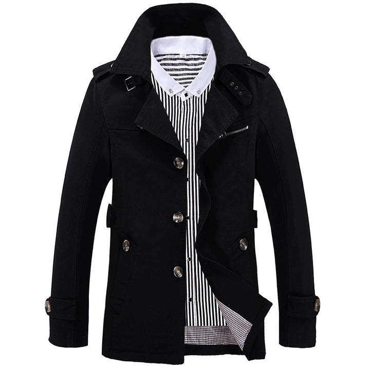 Military-Inspired Trench Coat