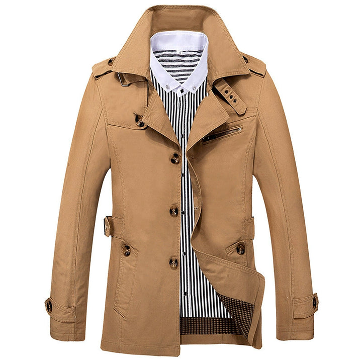 Military-Inspired Trench Coat