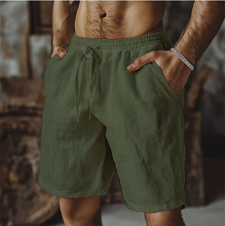 Linen Blend Summer Shorts