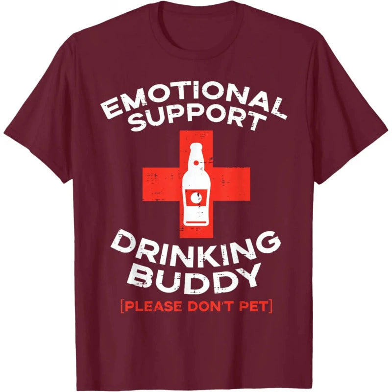 Funny Drinking Buddy Graphic T-Shirt