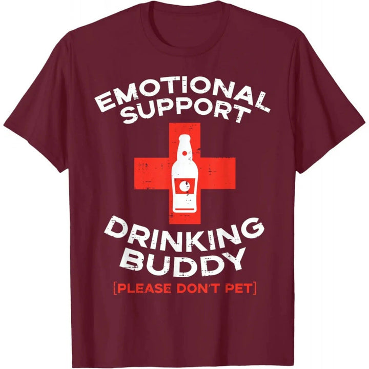 Funny Drinking Buddy Graphic T-Shirt