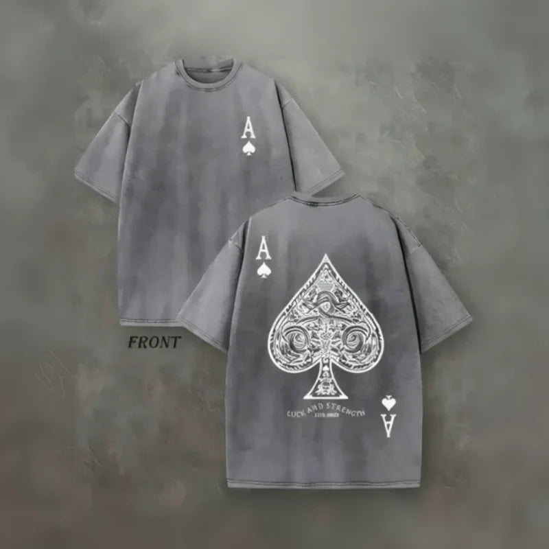 Ace of Spades Vintage Washed T-Shirt
