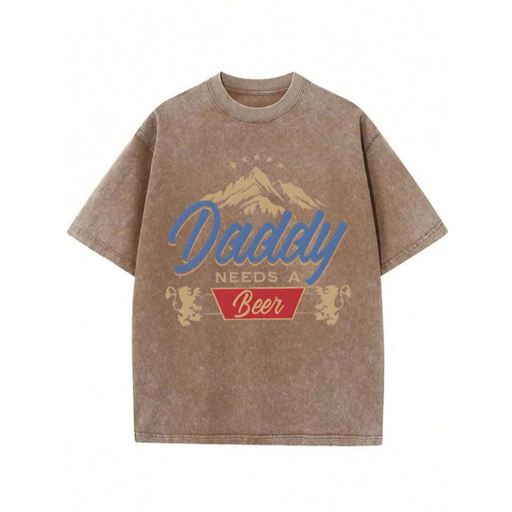 Casual Retro Printed Short-Sleeve Tee