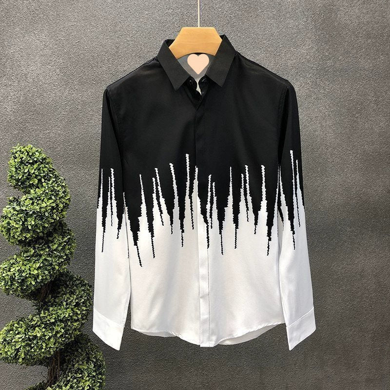 Black &amp; White Contrast Shirt