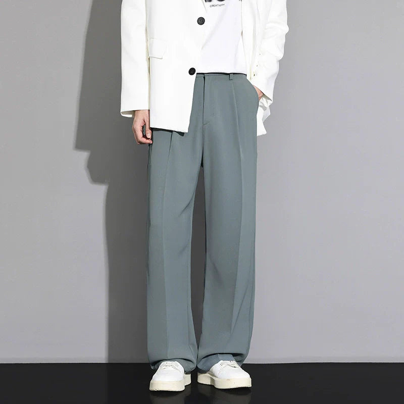 Men’s Elegant Pleated Dress Pant