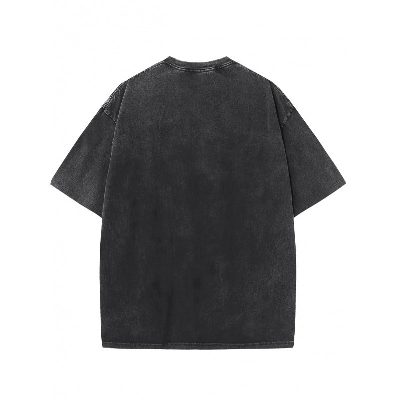 Casual Retro Printed Short-Sleeve Tee