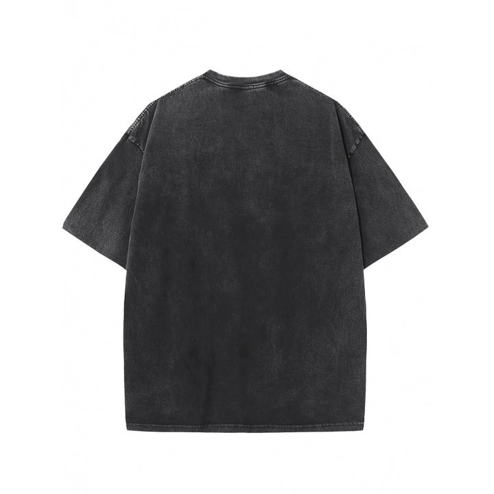 Casual Retro Printed Short-Sleeve Tee