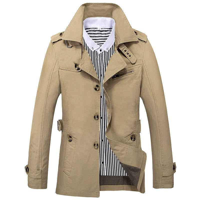 Military-Inspired Trench Coat