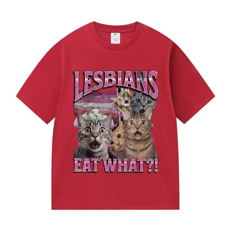 Funny Cat Graphic T-Shirt