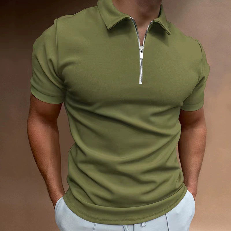 Men’s Zip Polo Shirt