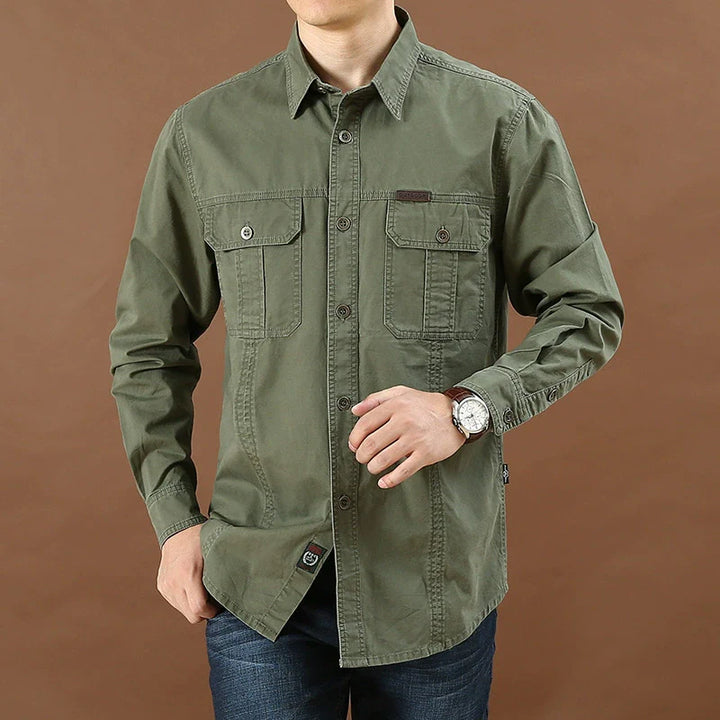 Men’s Casual Utility Pocket Shirt