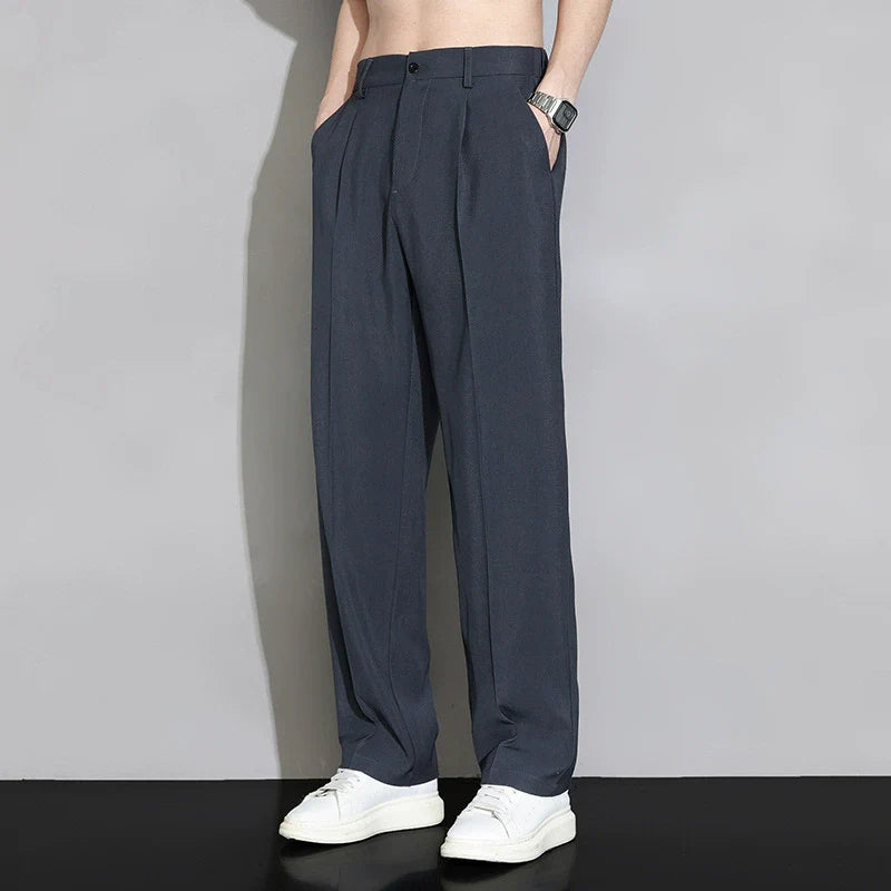 Men’s Elegant Pleated Dress Pant