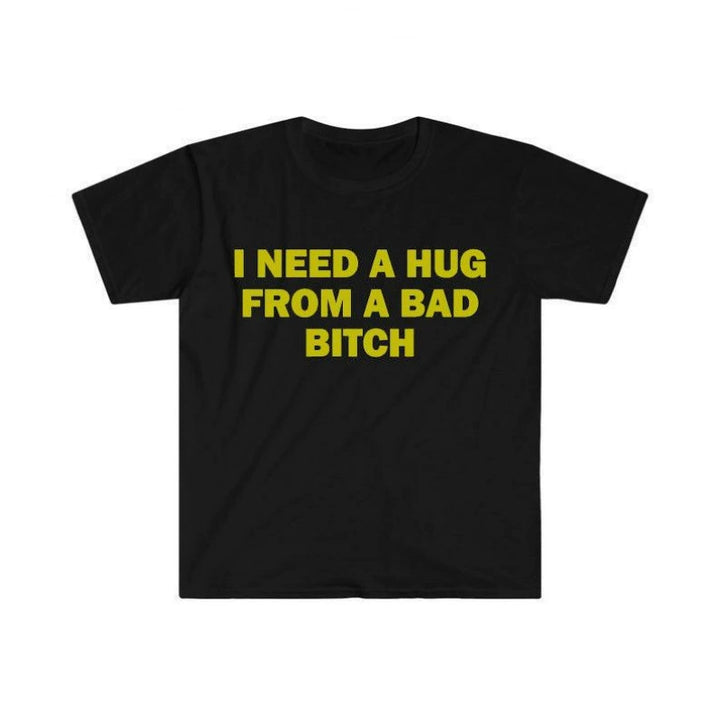 Funny Bold Quote Short Sleeve Cotton Tee