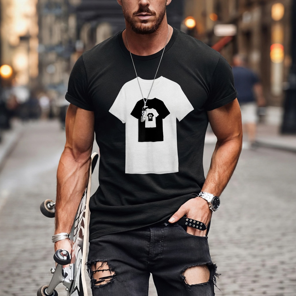 Optical Illusion Shirt on a Shirt T-Shirt