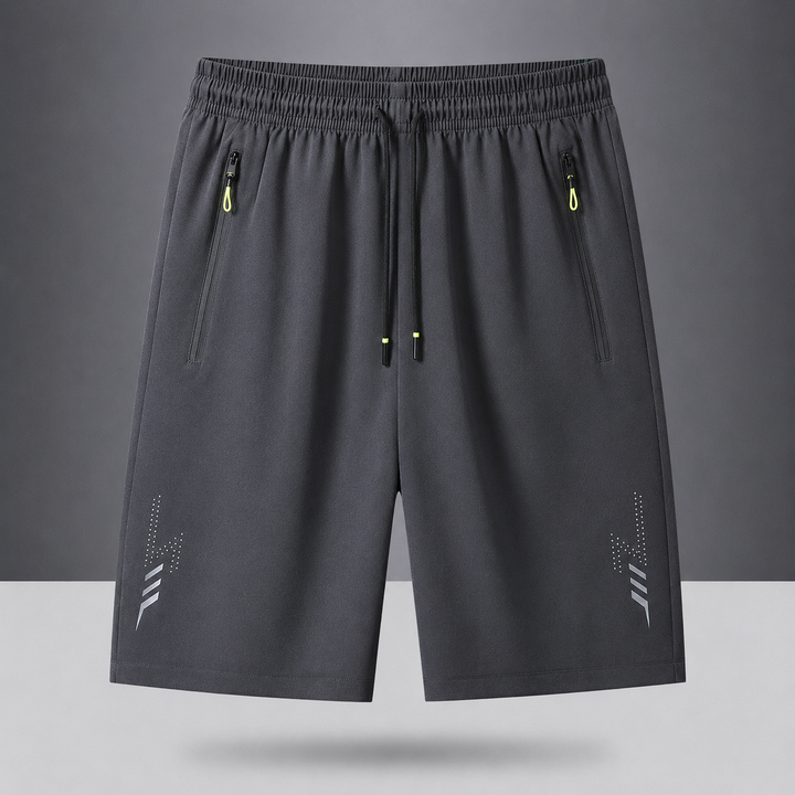 Men’s Ice Silk Quick-Dry Athletic Shorts