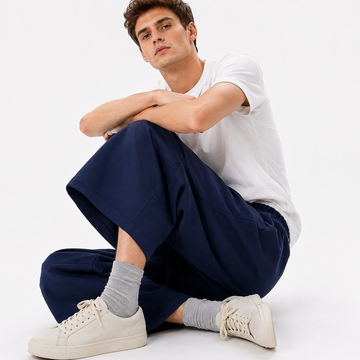 Minimalist Solid Color Cropped 7-Inch Shorts