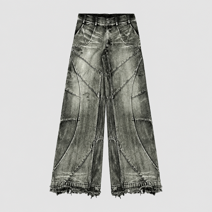 Y2K Paneled Denim Jeans