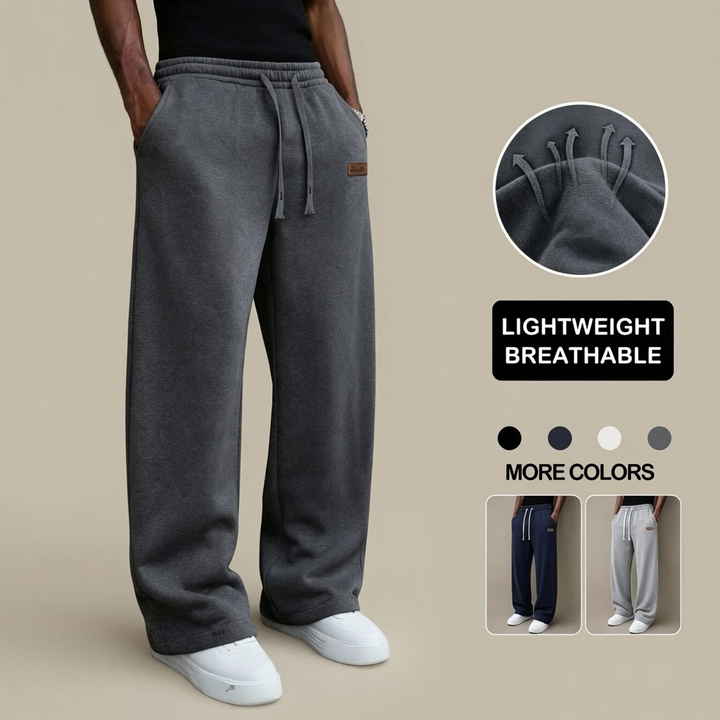 Lightweight Wide Leg Sweatpants