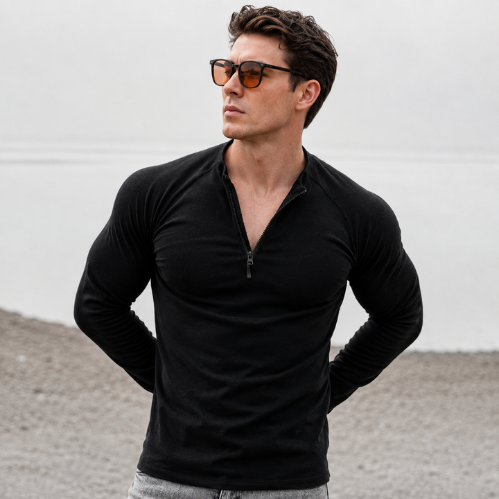 Quarter-Zip Compression Training Shirt