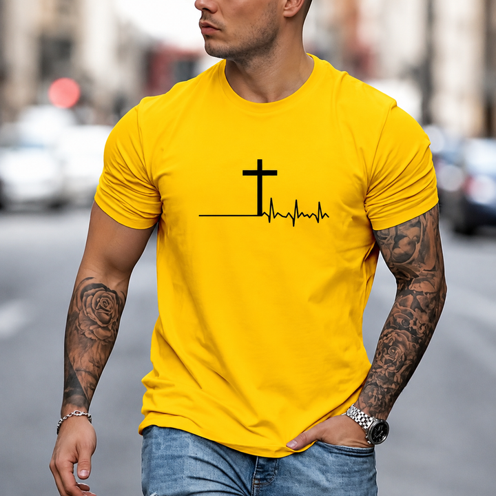Faith Pulse Graphic T-Shirt