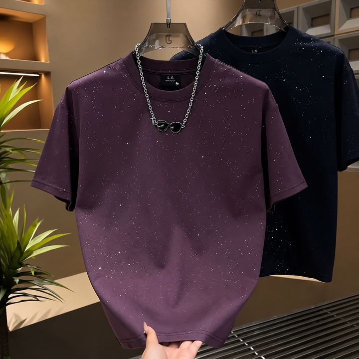 Plus Size Starry Graphic T-Shirt