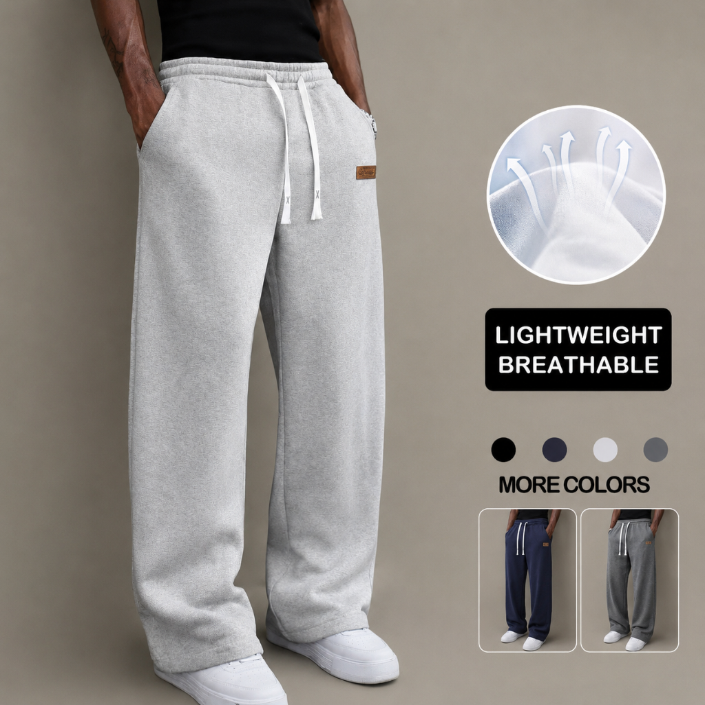 Lightweight Wide Leg Sweatpants