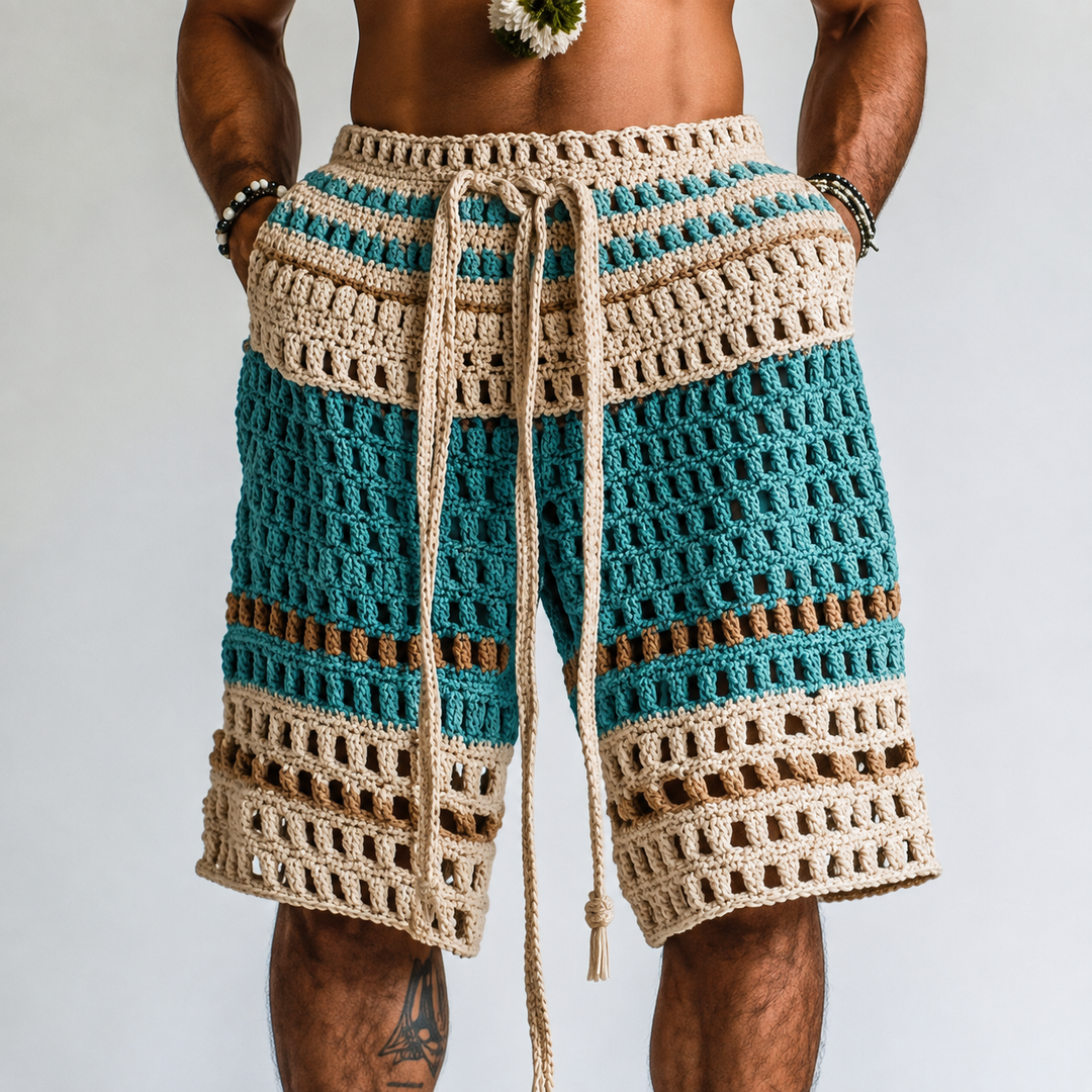 Printed Casual Athletic Shorts