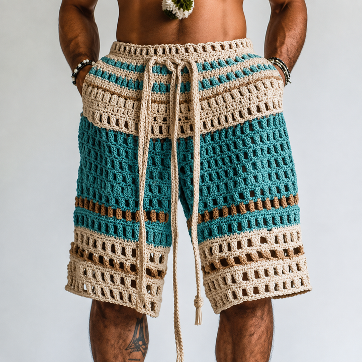 Printed Casual Athletic Shorts