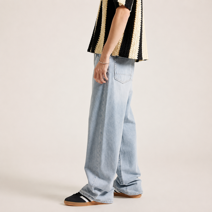 Vintage Washed American Fade Denim Jeans