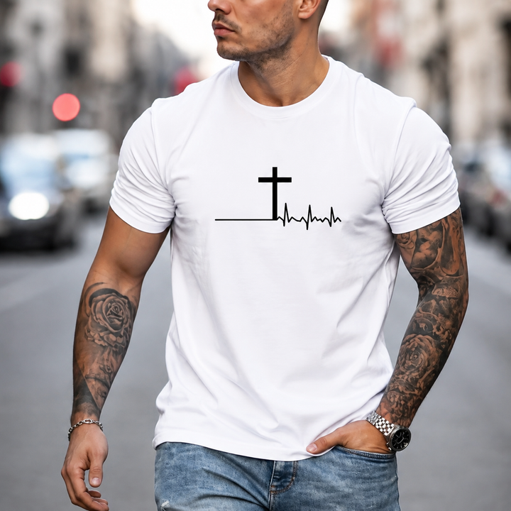 Faith Pulse Graphic T-Shirt