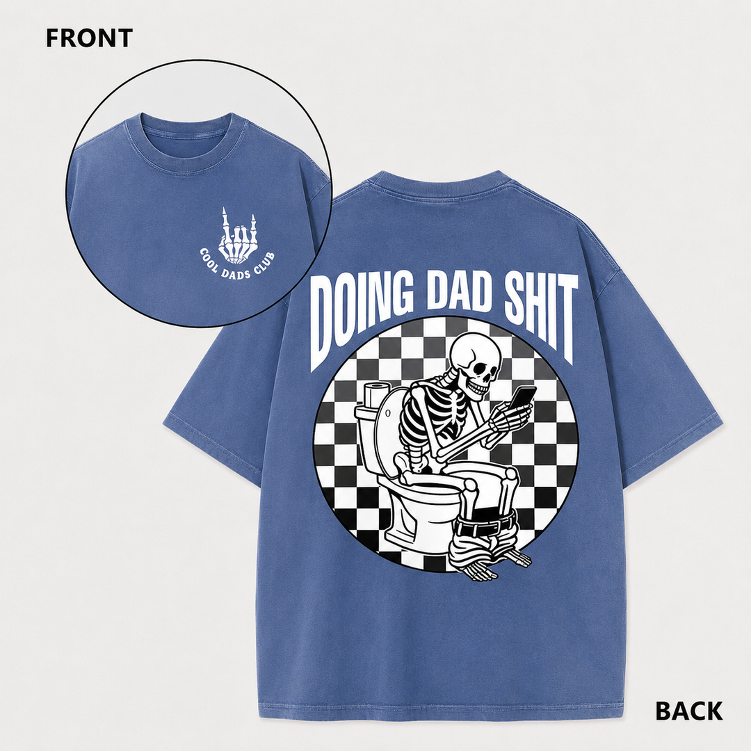 DOING DAD SHIT Vintage Washed T-Shirt