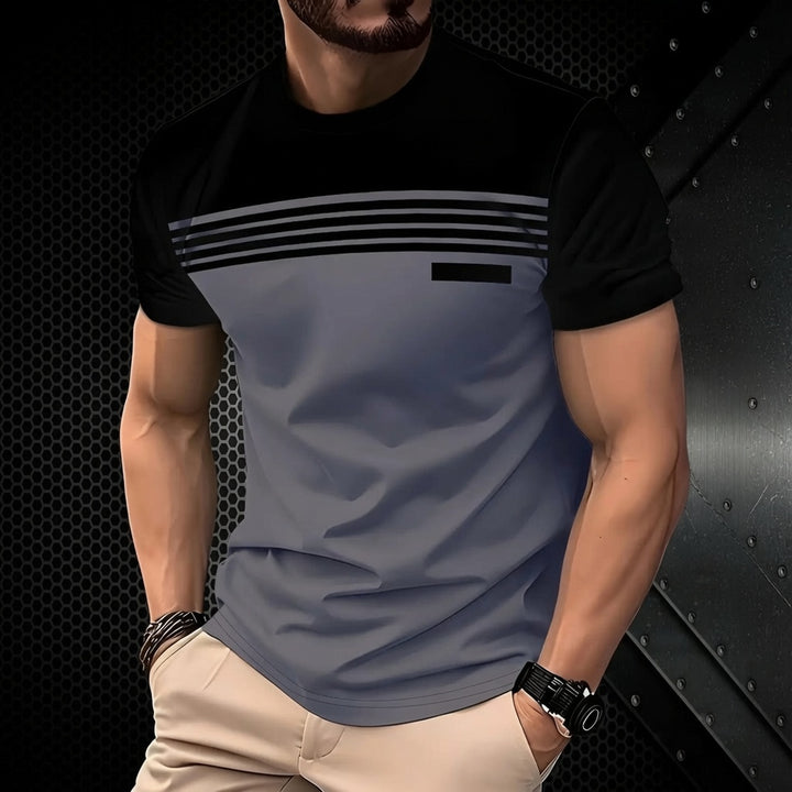 Men’s Color Block Athletic T-Shirt
